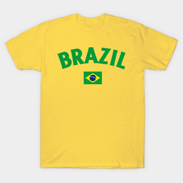 Brazil World Cup Soccer T-Shirt by Issho Ni